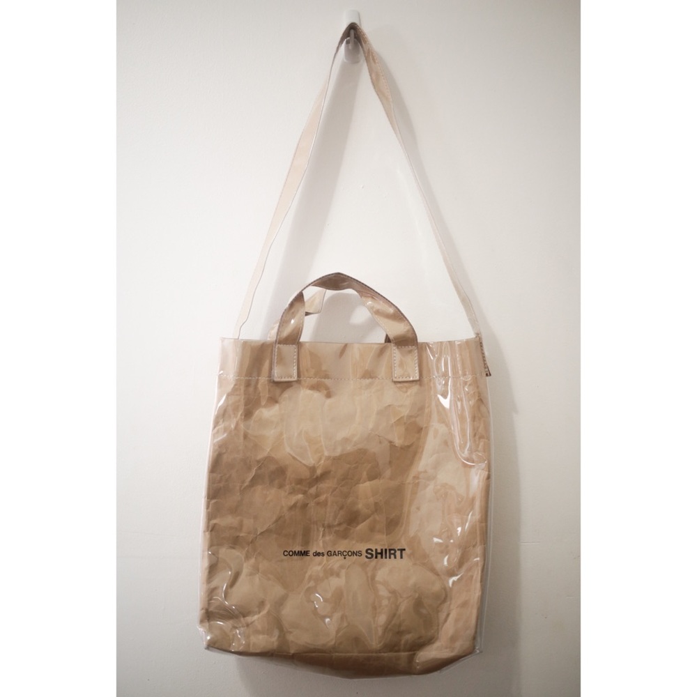 Commes des Garçons SHIRT PVC Kraft Paper Messenger